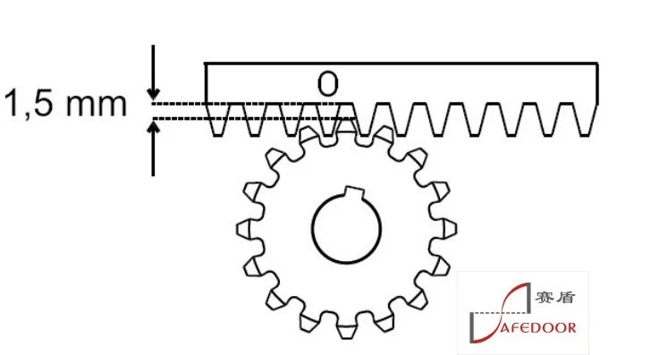 Steel Gear Rack 30X12mm for Sliding Gate Opener